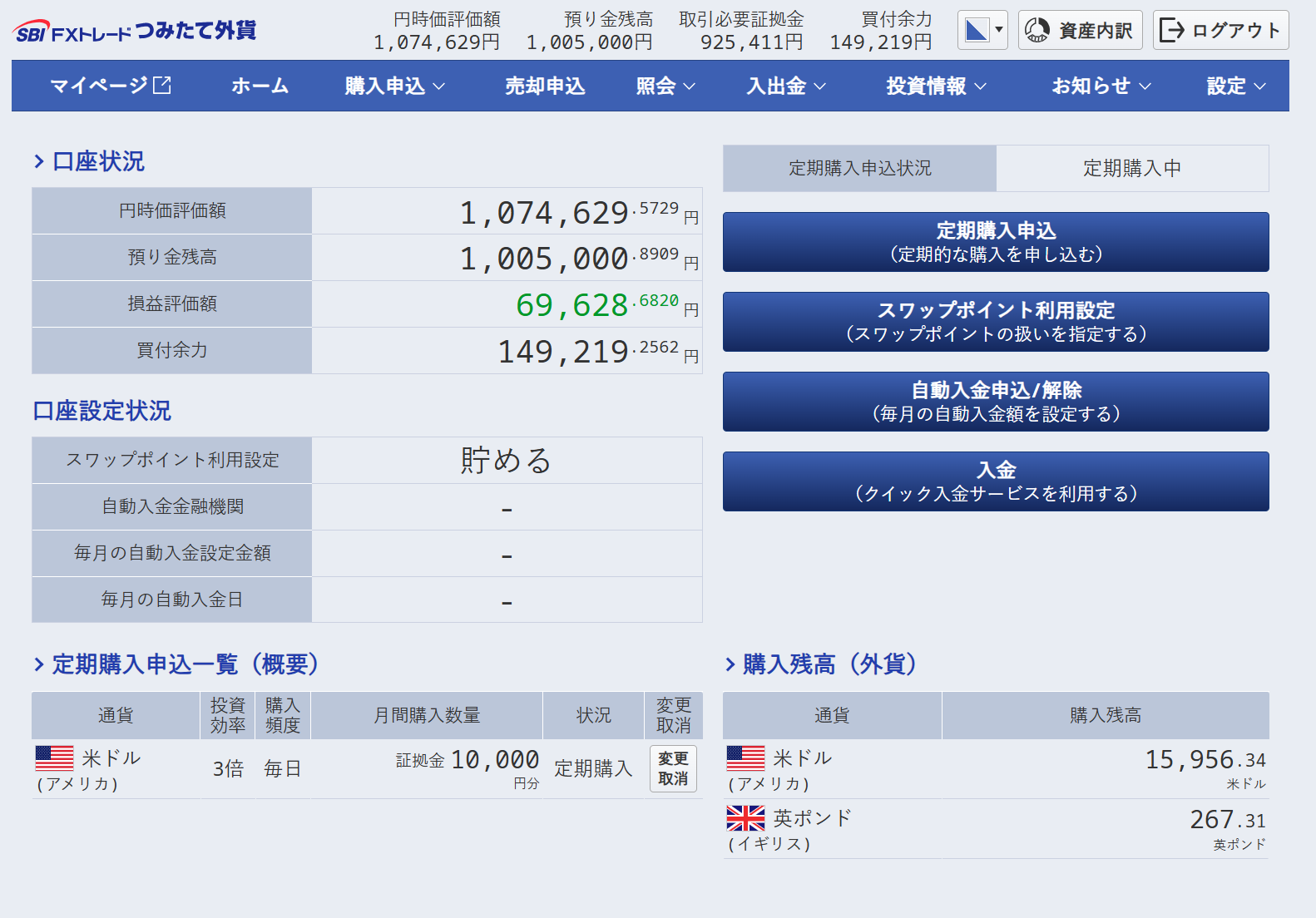 WEBブラウザ版 取引ツール | SBI FXトレード