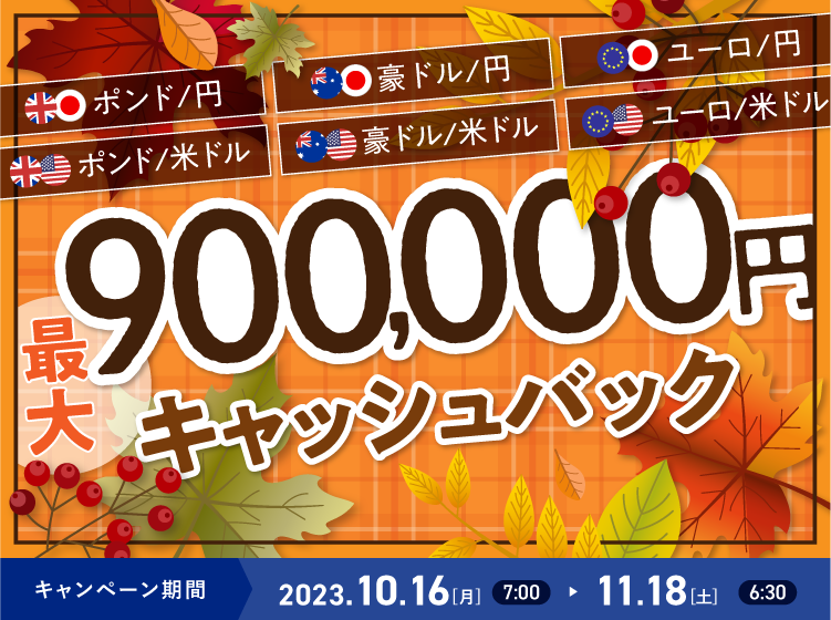 最大90万円！キャッシュバックキャンペーン | SBI FXトレード