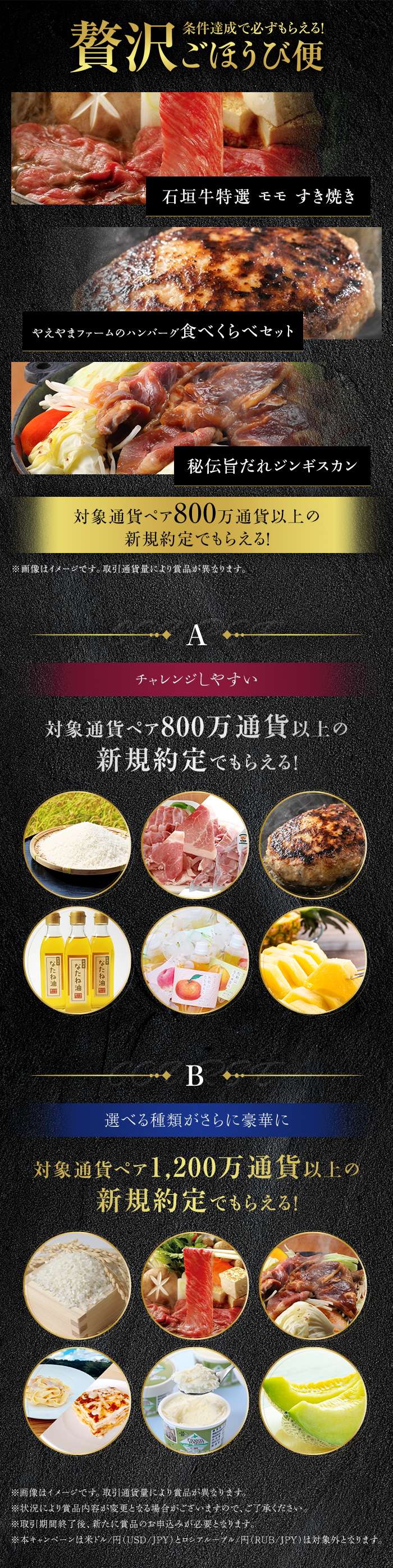 2026年2月 条件達成で必ずもらえる！贅沢ごほうび便 | SBI FXトレード