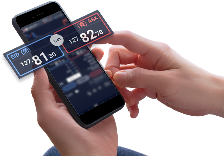 業界最狭水準のスプレッド