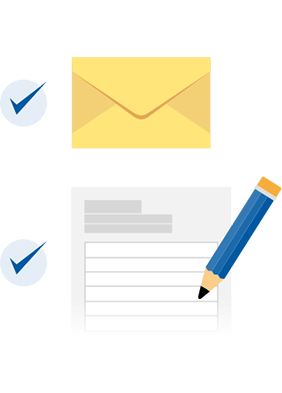 メールアドレスの登録と必要事項の記入