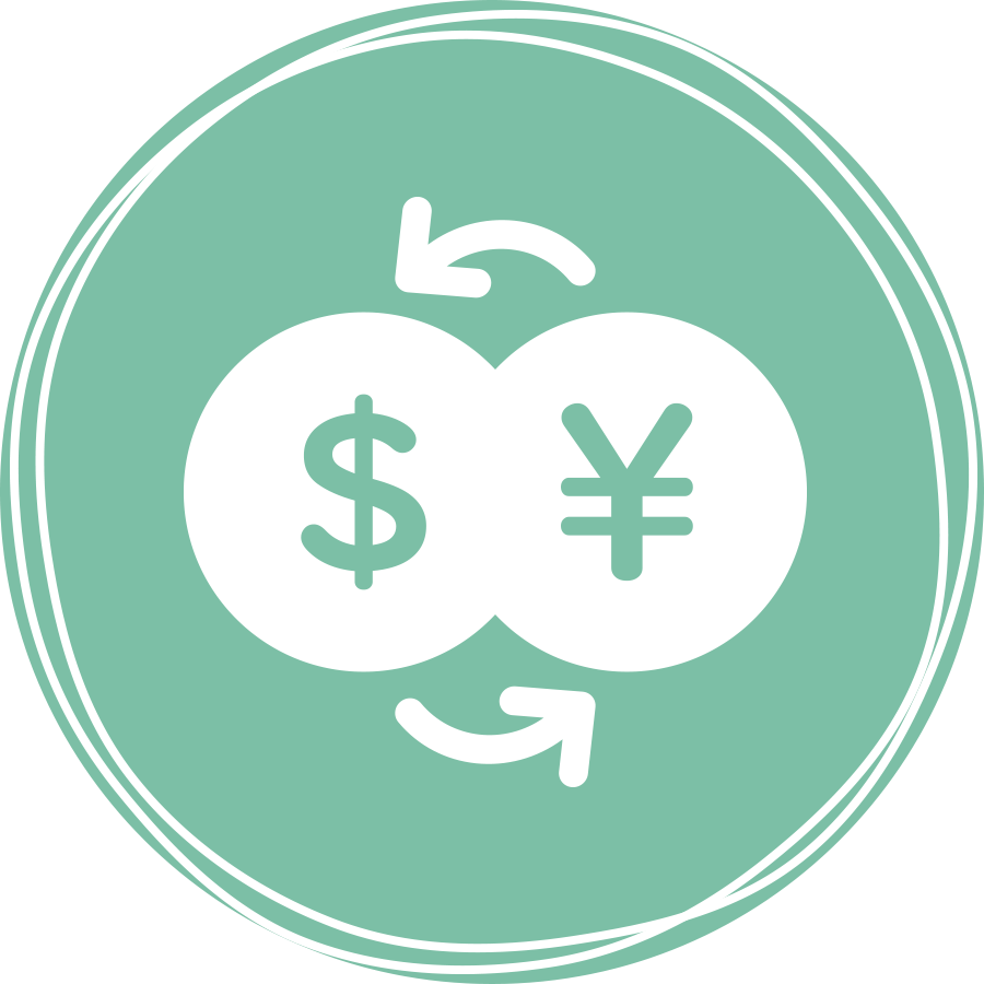 1通貨から購入可能