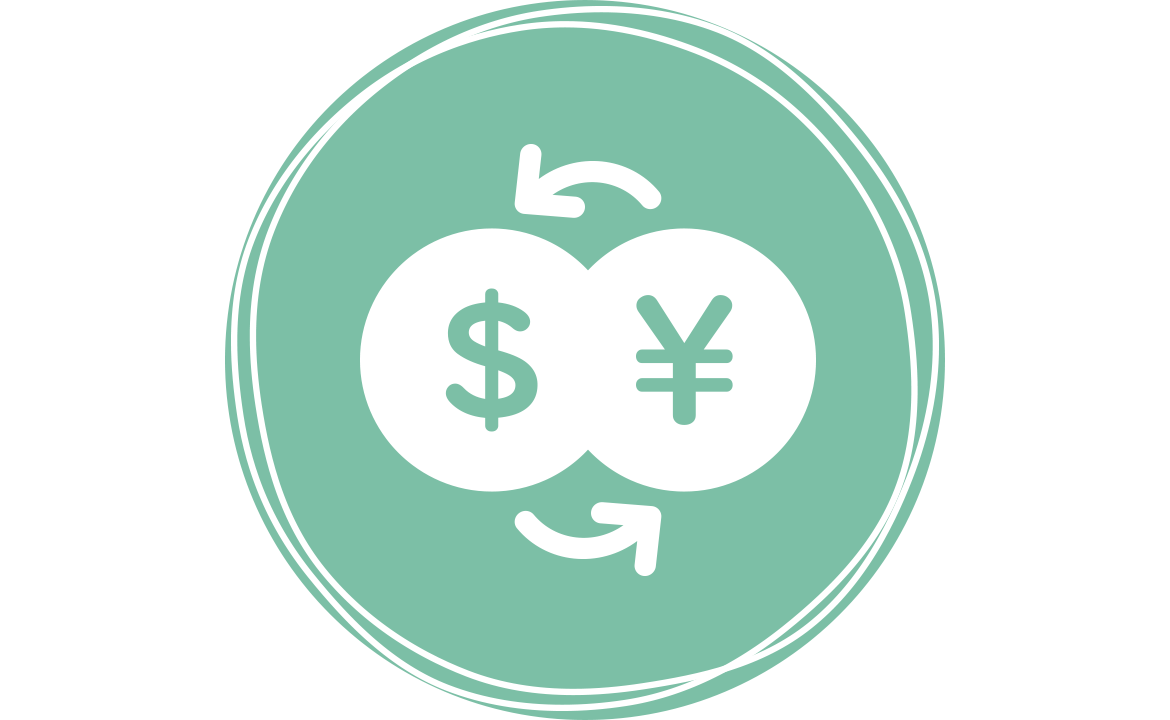 1通貨から購入可能