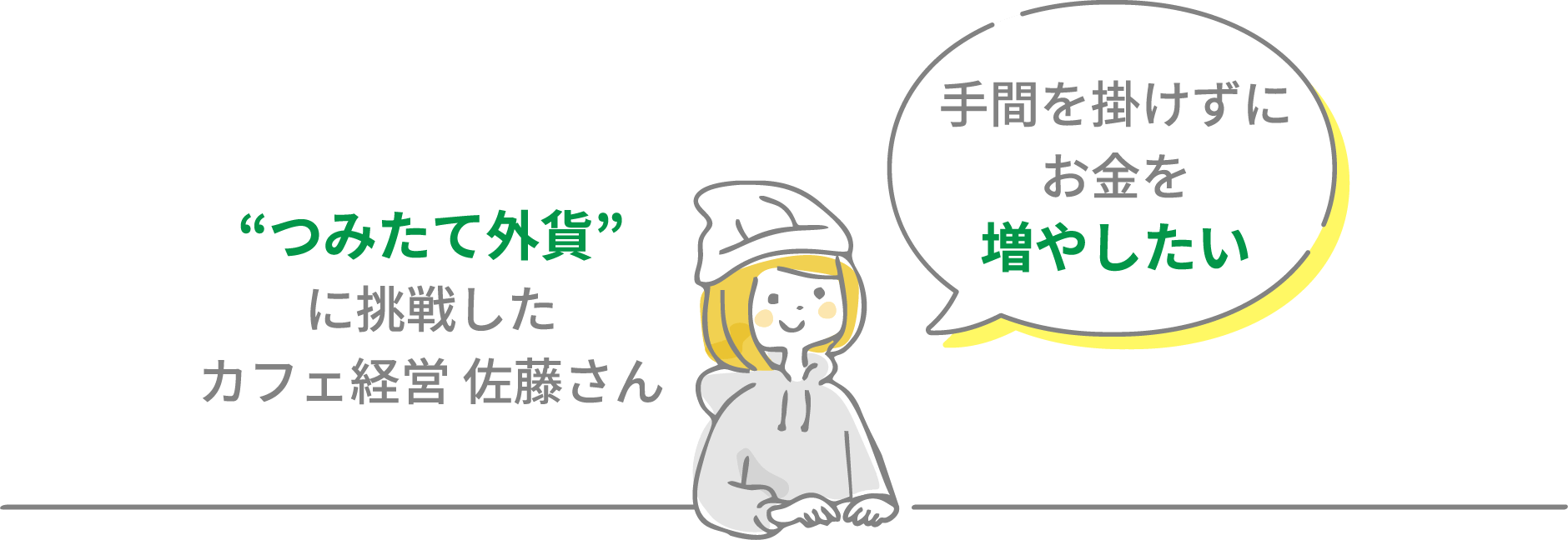 手間を掛けずにお金を増やしたい “つみたて外貨”に挑戦したカフェ経営 佐藤さん